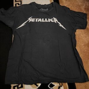 Used Vintage Metallica Band Shirt Size L